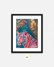Pink Gilded Tiger