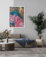 Pink Gilded Tiger