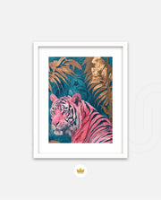 Pink Gilded Tiger