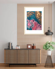 Pink Gilded Tiger