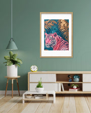Pink Gilded Tiger