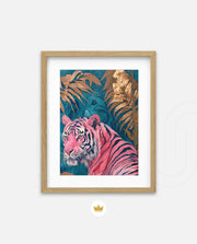 Pink Gilded Tiger