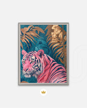 Pink Gilded Tiger