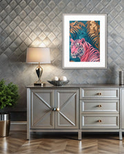 Pink Gilded Tiger