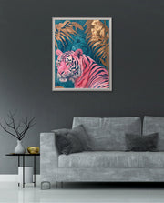 Pink Gilded Tiger