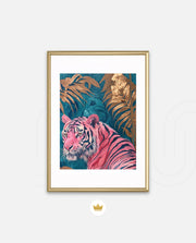 Pink Gilded Tiger