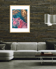 Pink Gilded Tiger