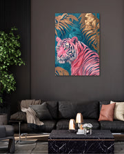 Pink Gilded Tiger