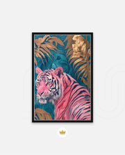 Pink Gilded Tiger