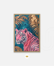 Pink Gilded Tiger