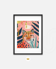 Pink Jungle Cheetah
