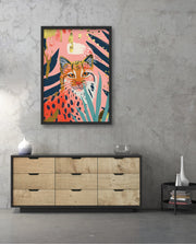 Pink Jungle Cheetah