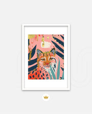 Pink Jungle Cheetah