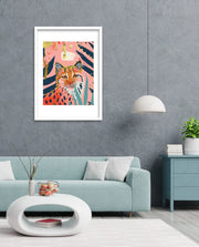 Pink Jungle Cheetah
