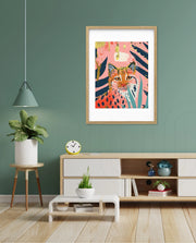 Pink Jungle Cheetah