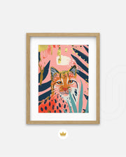 Pink Jungle Cheetah