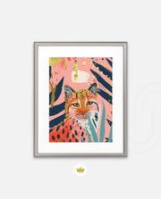 Pink Jungle Cheetah