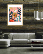 Pink Jungle Cheetah