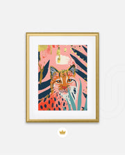 Pink Jungle Cheetah