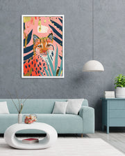 Pink Jungle Cheetah