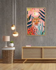 Pink Jungle Cheetah