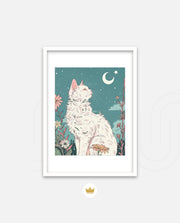Moonlit Garden Cat