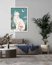 Moonlit Garden Cat