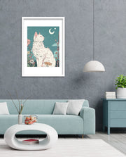 Moonlit Garden Cat