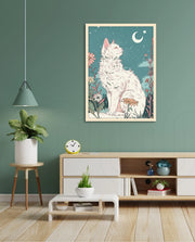 Moonlit Garden Cat