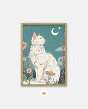 Moonlit Garden Cat