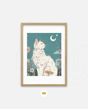 Moonlit Garden Cat