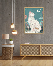 Moonlit Garden Cat