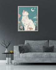 Moonlit Garden Cat