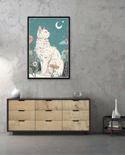 Moonlit Garden Cat
