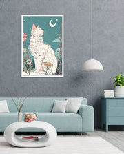 Moonlit Garden Cat
