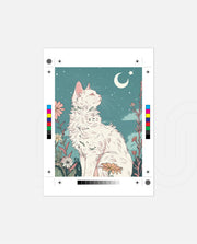 Moonlit Garden Cat