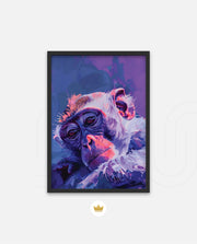 Monkey in Neon Dreams