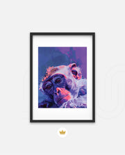 Monkey in Neon Dreams