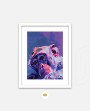 Monkey in Neon Dreams