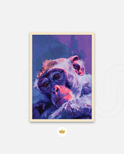 Monkey in Neon Dreams