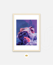 Monkey in Neon Dreams