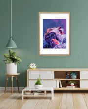 Monkey in Neon Dreams