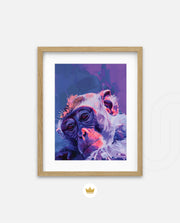 Monkey in Neon Dreams