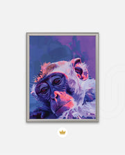 Monkey in Neon Dreams