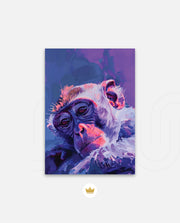 Monkey in Neon Dreams