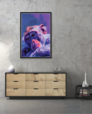 Monkey in Neon Dreams