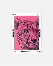 Pink Cheetah Pop Portrait