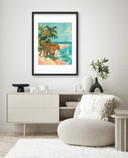 Leopard Tropical Shore