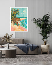 Leopard Tropical Shore