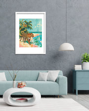 Leopard Tropical Shore